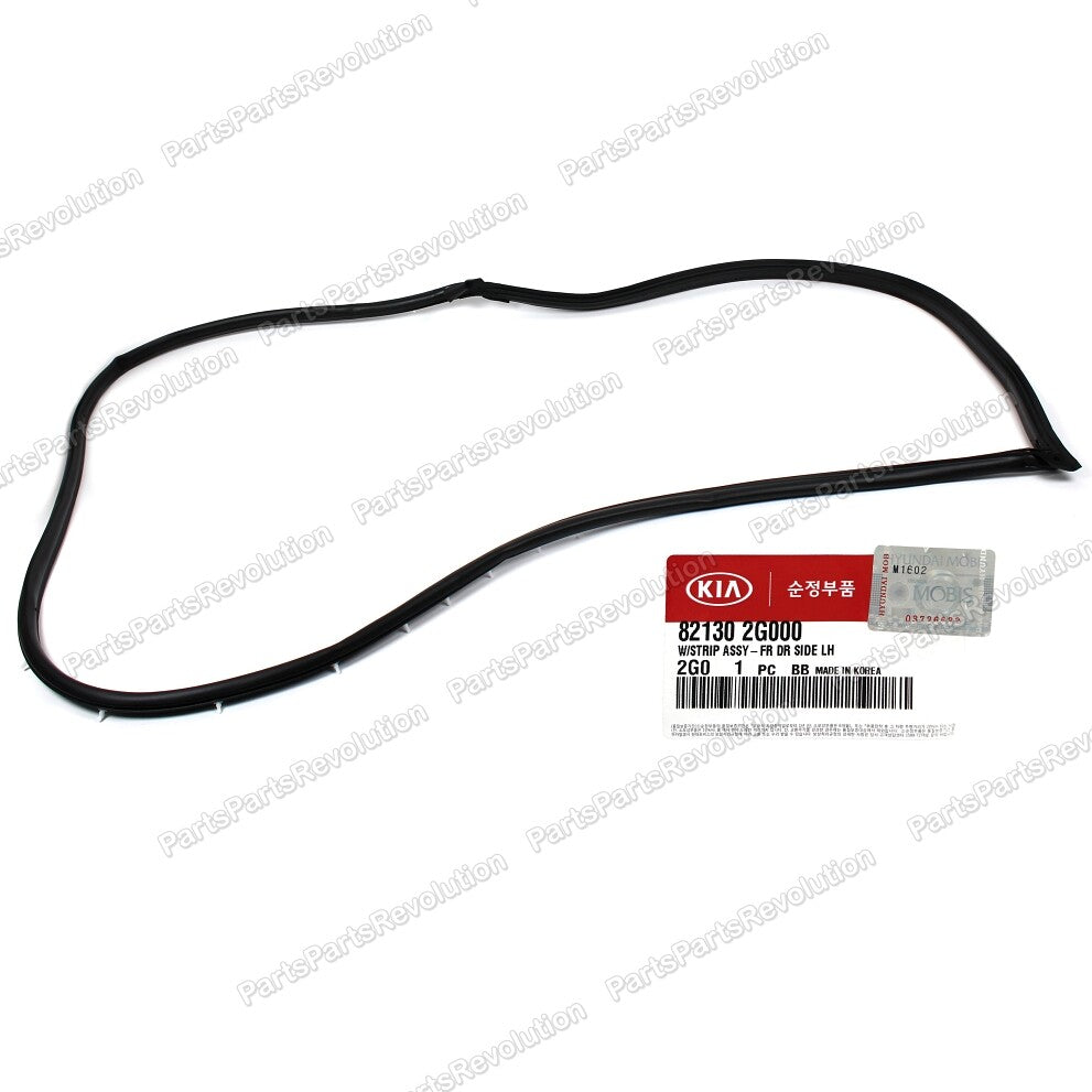 GENUINE Front Door Weather-Strip LEFT Side for 06-10 Kia Optima 821302G000