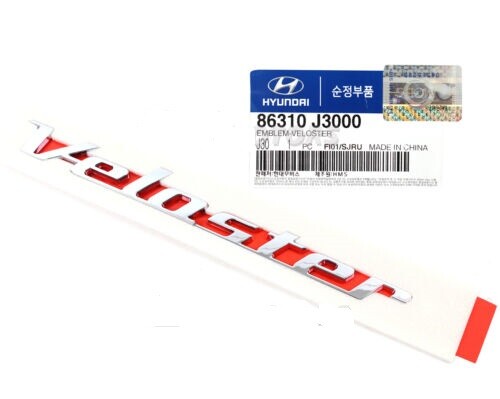GENUINE 86310J3000 Rear Trunk Nameplate Emblem for Hyundai Veloster 2019-2021