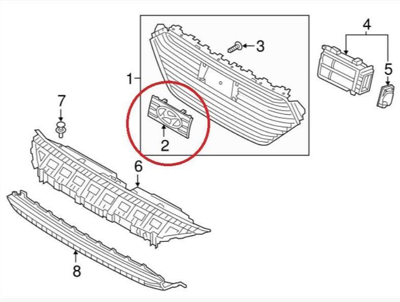 GENUINE COVER ASSY-S.C.C UNIT For Hyundai Ioniq 16-19 86367G2000