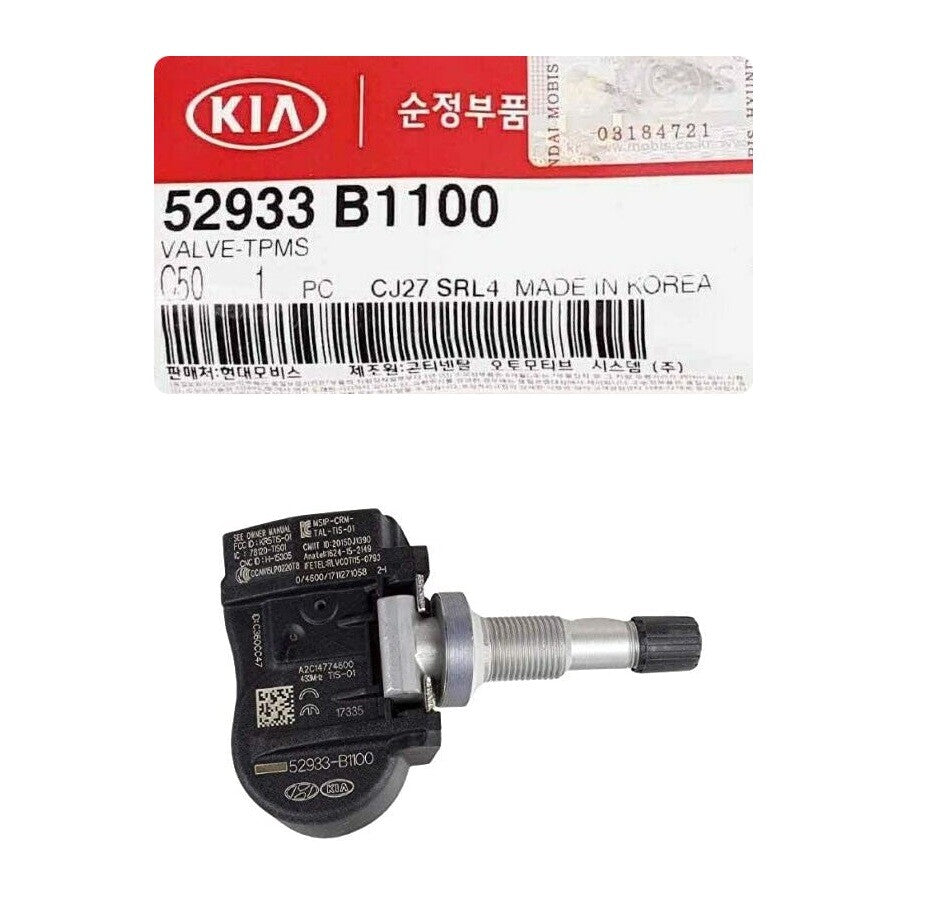 GENUINE 52933B1100 TPMS Tire Pressure Sensor for Hyundai Accent Genesis Sorento
