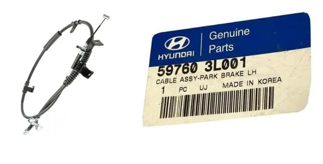 GENUINE 597603L001 Parking Brake Cable LEFT Side for Hyundai Kia