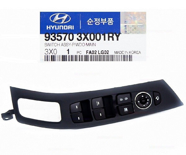 GENUINE 935703X001RY Power Window Main Switch Left for Hyundai Elantra 2014-2016