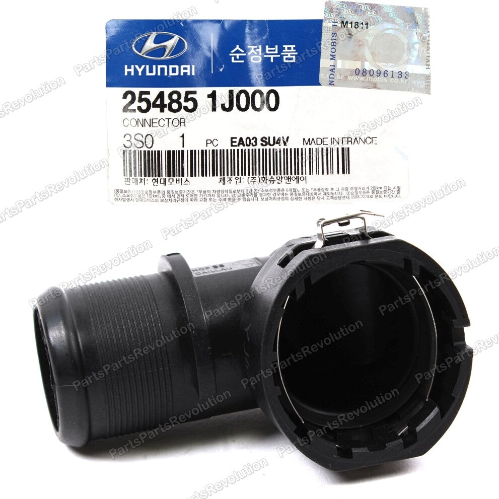 GENUINE Lower Radiator Hose Connector for 2014-2019 Hyundai Kia 254851J000