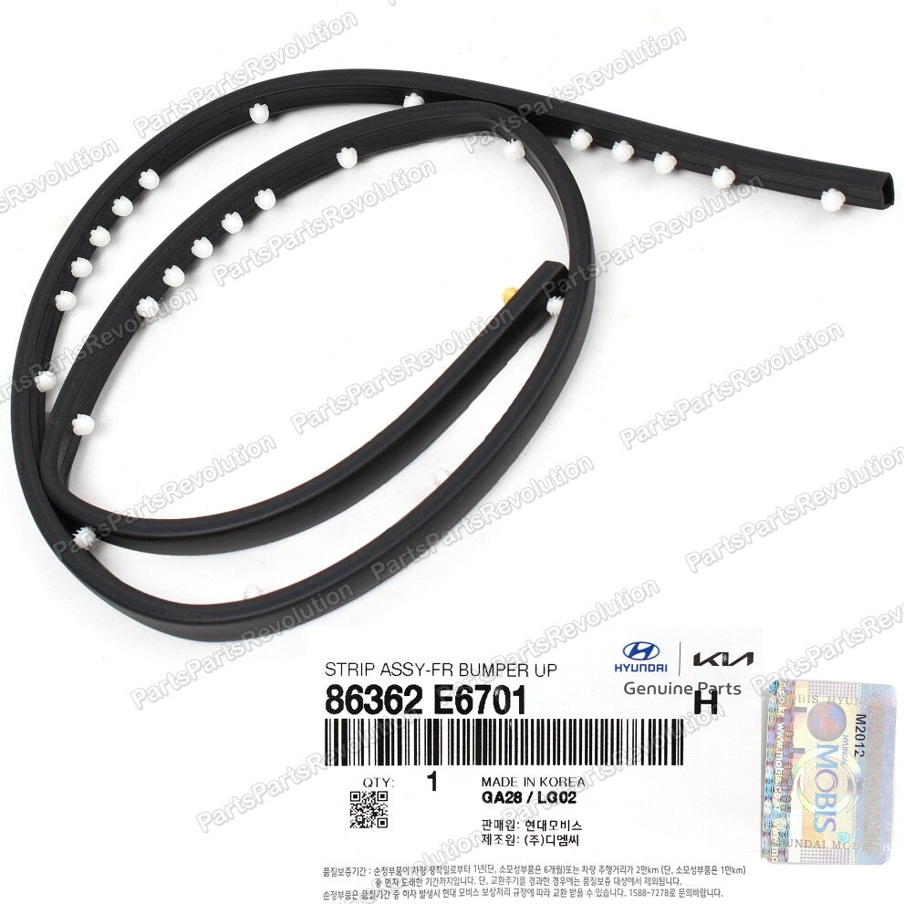 GENUINE Hyundai Front Grille Upper Rubber Seal for 2018-2019 Sonata