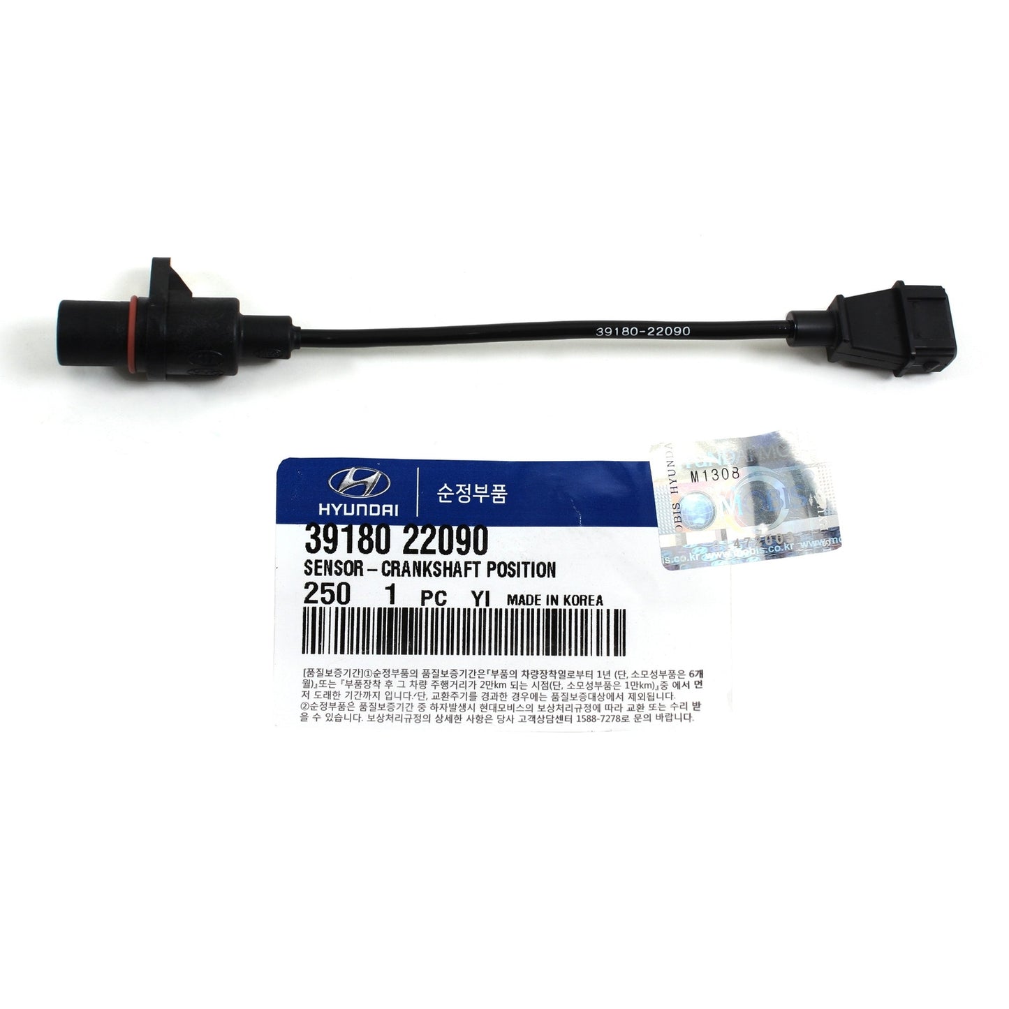 GENUINE 3918022090 Crankshaft Position Sensor for Hyundai Accent 1.5L-L4 97-99