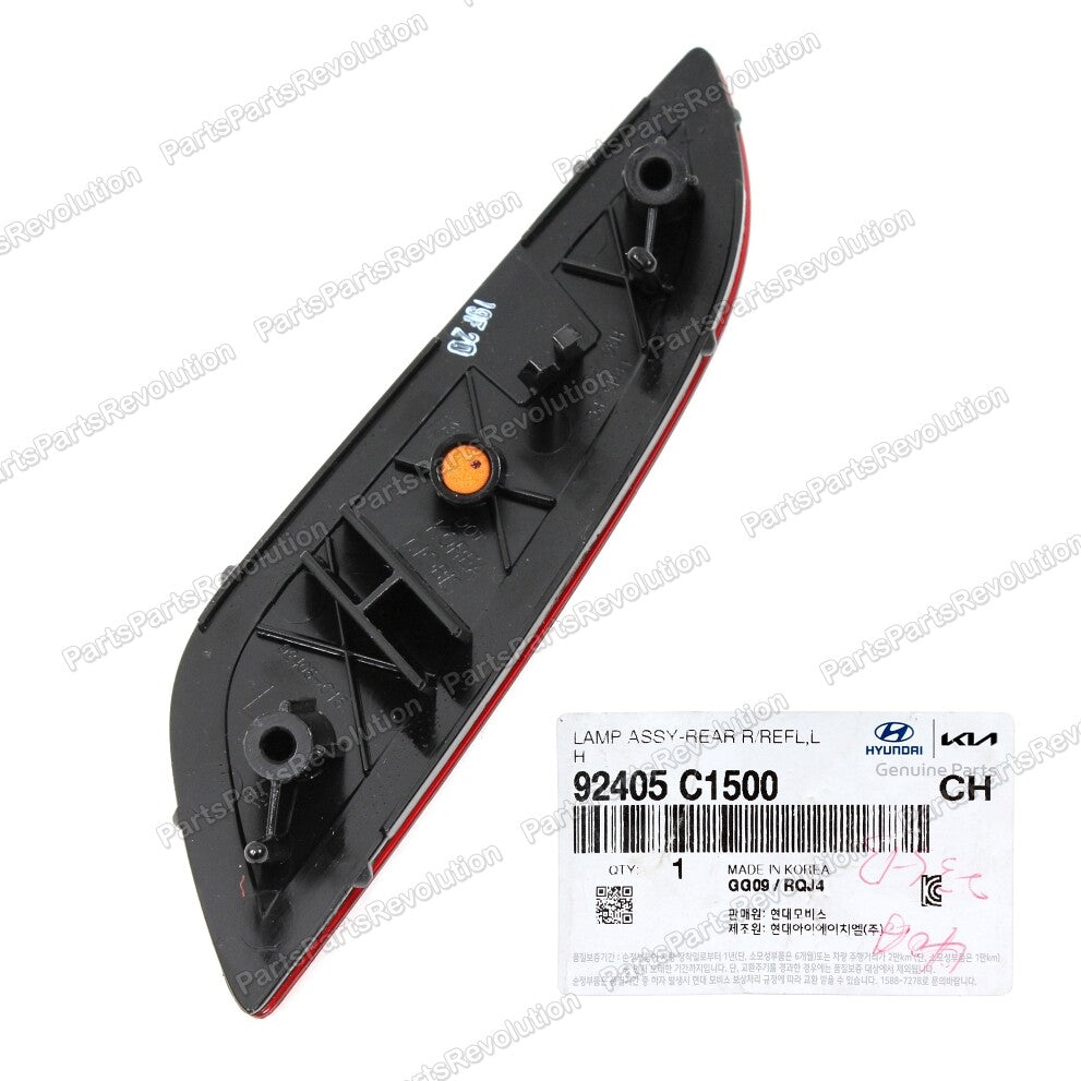 Bumper Reflector Rear Left 92405C1500 for Hyundai Sonata 2018-2019