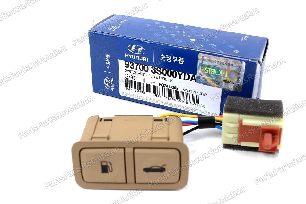 Beige Trunk Fuel Door Opener Button for 11-15 Hyundai Sonata 937003S000YDA