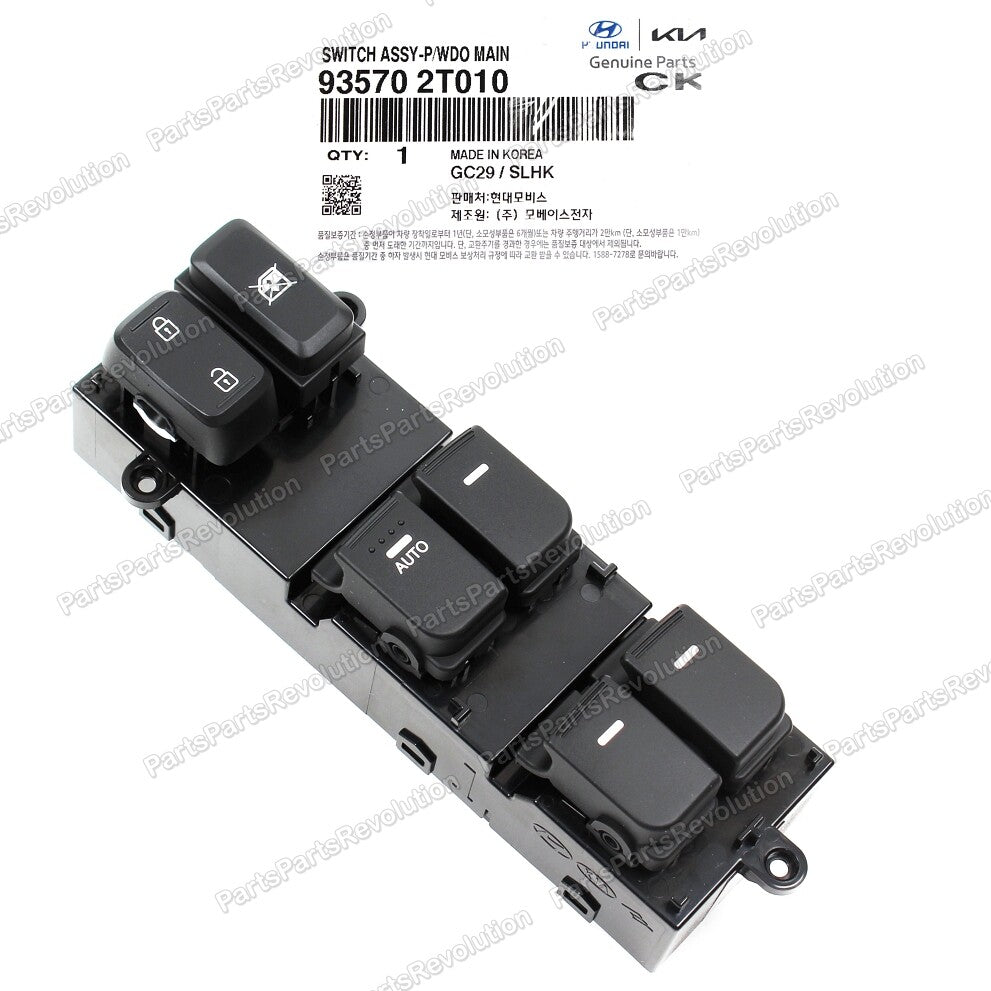 Main Power Window Switch 935702T010 for Kia 2011-2013 Optima