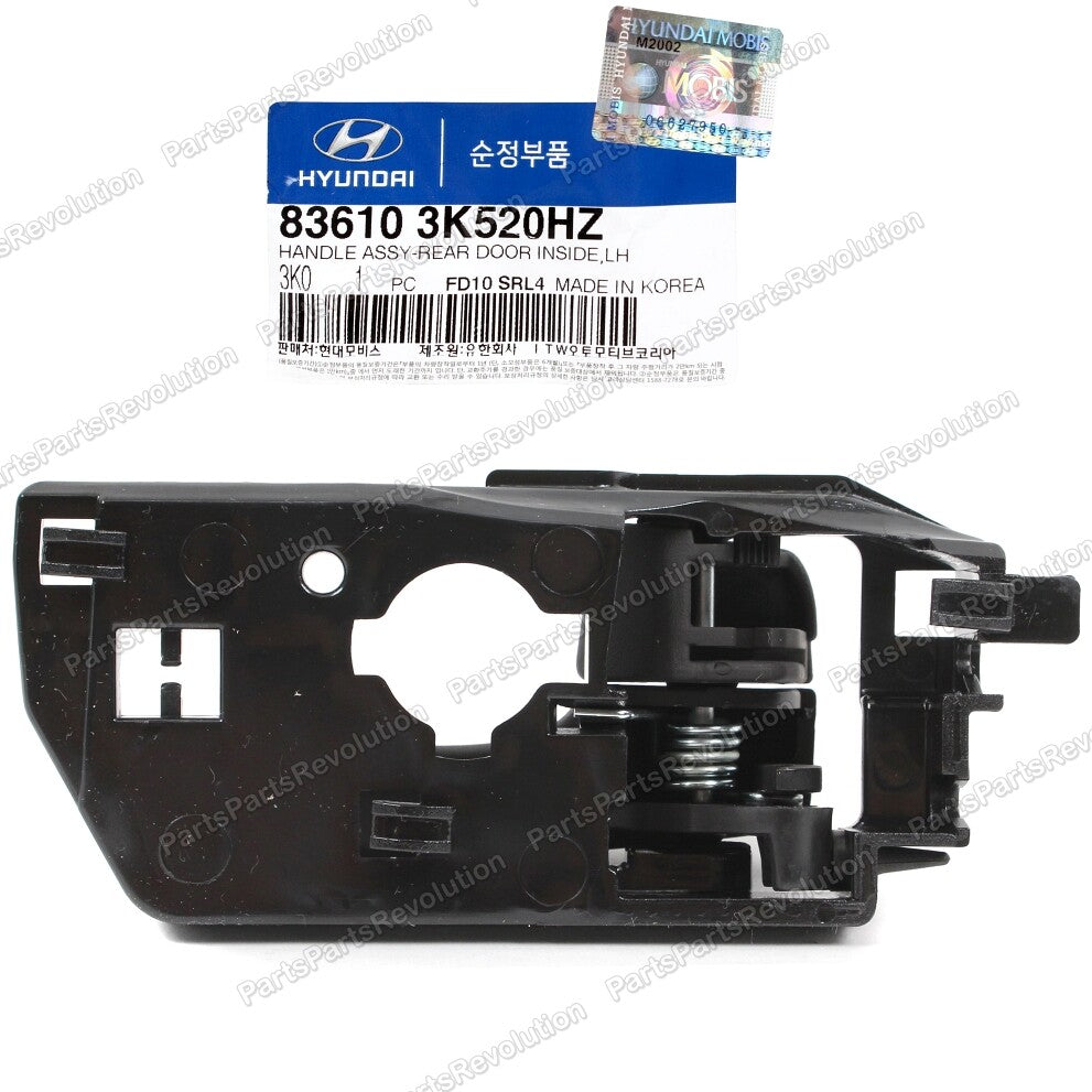 GENUINE Inside Door Handle Rear Left 836103K520HZ for Hyundai 2009-2010 Sonata