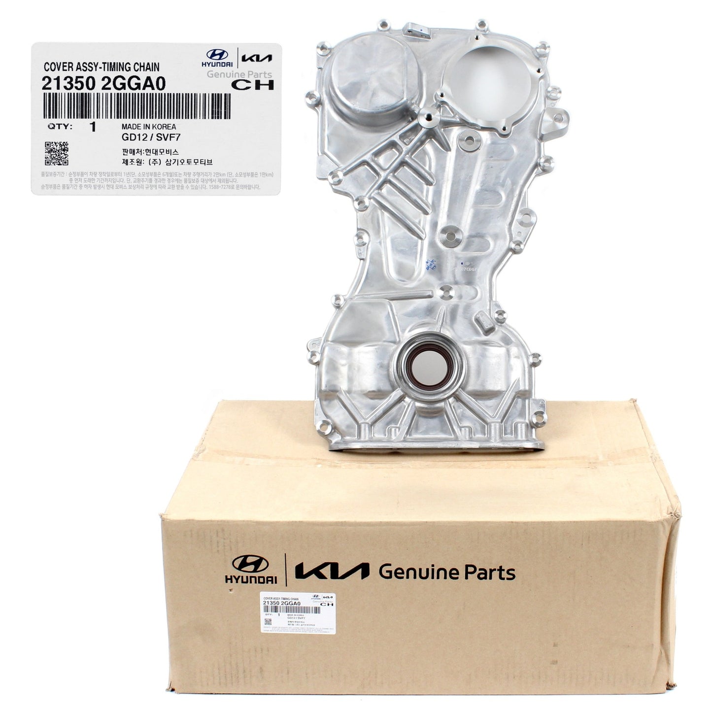 GENUINE 213502GGA0 Timing Chain Cover for Hyundai Santa Fe Optima Sorento 15-17