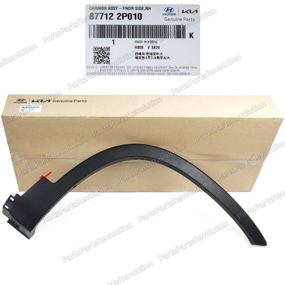 Fender Wheel Molding Passenger Front 877122P010 for Kia Sorento 20112015