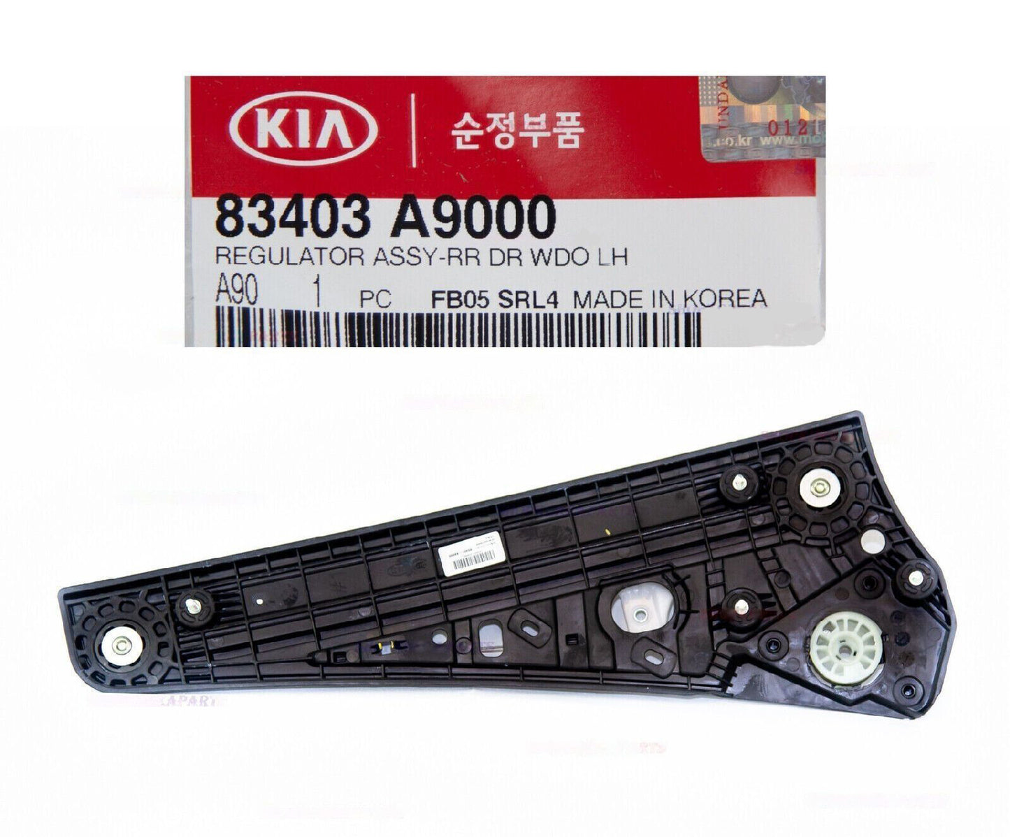 GENUINE 83403A9000 Rear Left Door Window Regulator for KIA Sedona 2015-2021