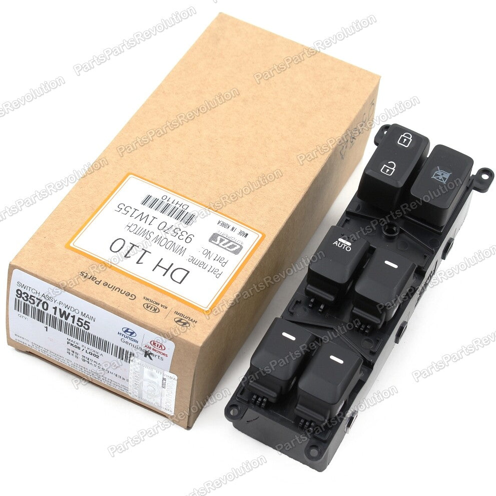 Power Window Switch Front Left 935701W155 for Kia 2012-2014 Rio