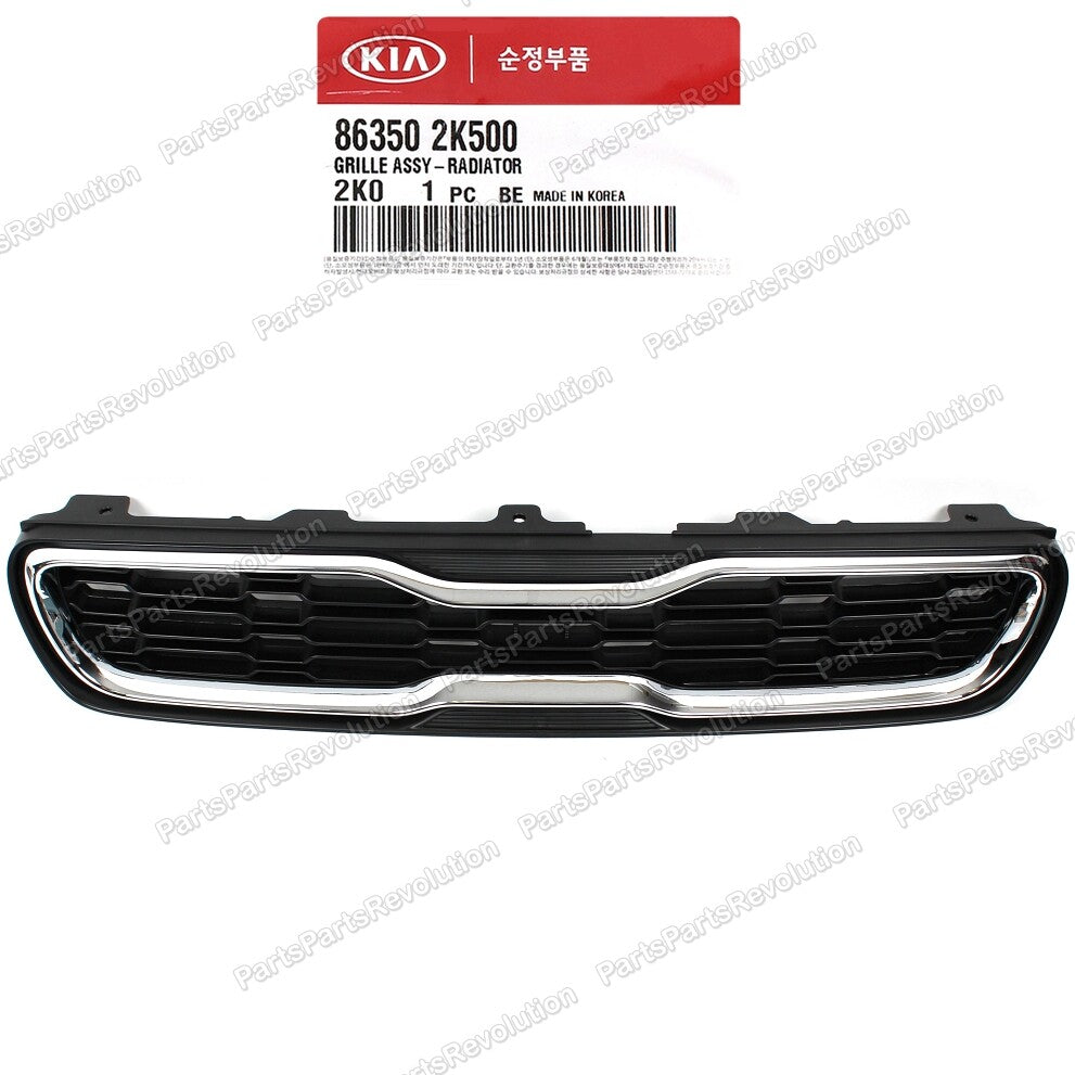 GENUINE Radiator Grille Front Upper for 2012-2013 Kia Soul OEM 863502K500