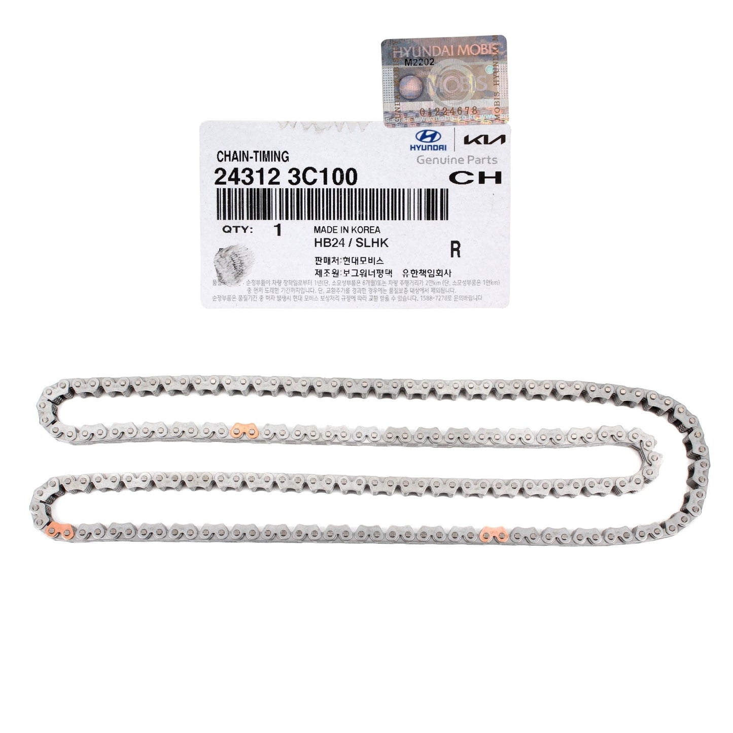 GENUINE 243123C100 Timing Chain for Hyundai & KIA 3.3L 3.5L 3.8L 2006-2015