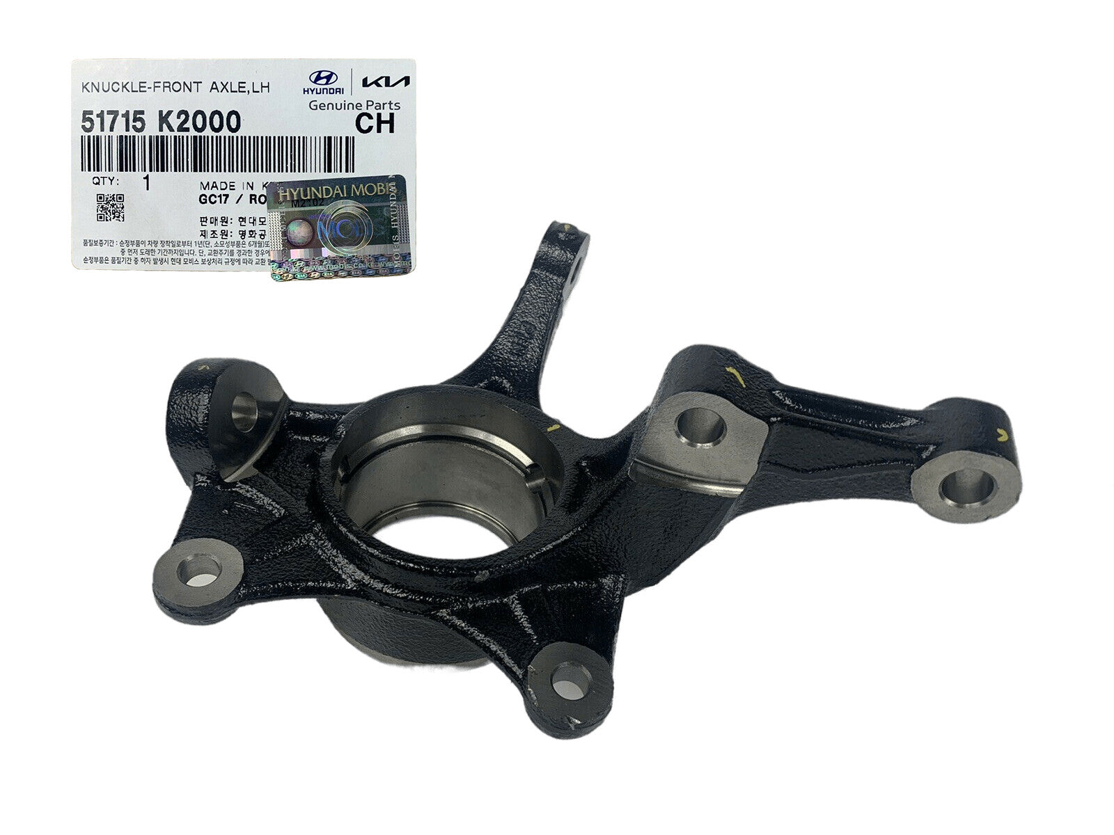 GENUINE 51715K2000 Knuckle Front Axle Left for Hyundai Venue 2020-2021