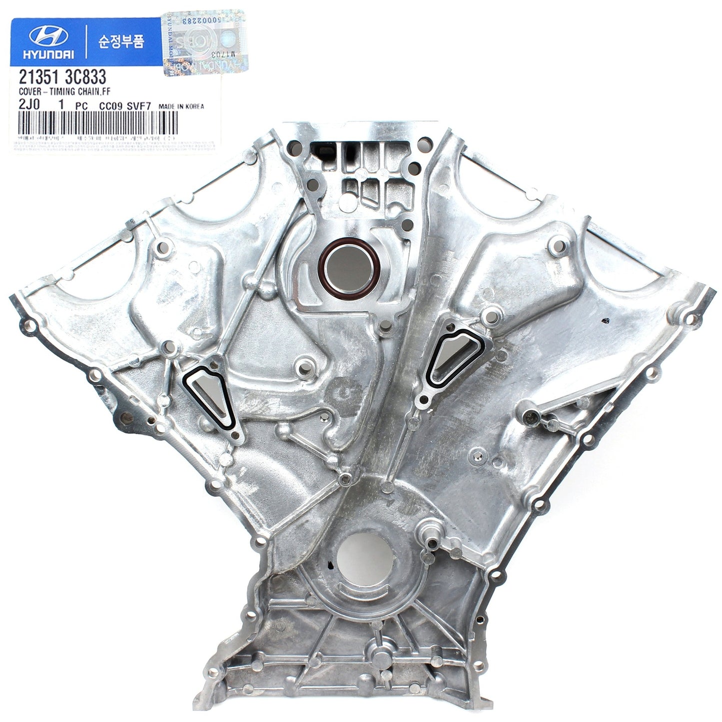 GENUINE 213513C833 Timing Chain Cover for Hyundai Genesis Sedan & Borrego 09-12