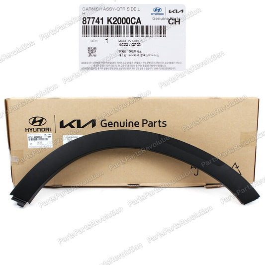 Fender Wheel Molding Rear Left 87741K2000CA for Hyundai Venue 20-23
