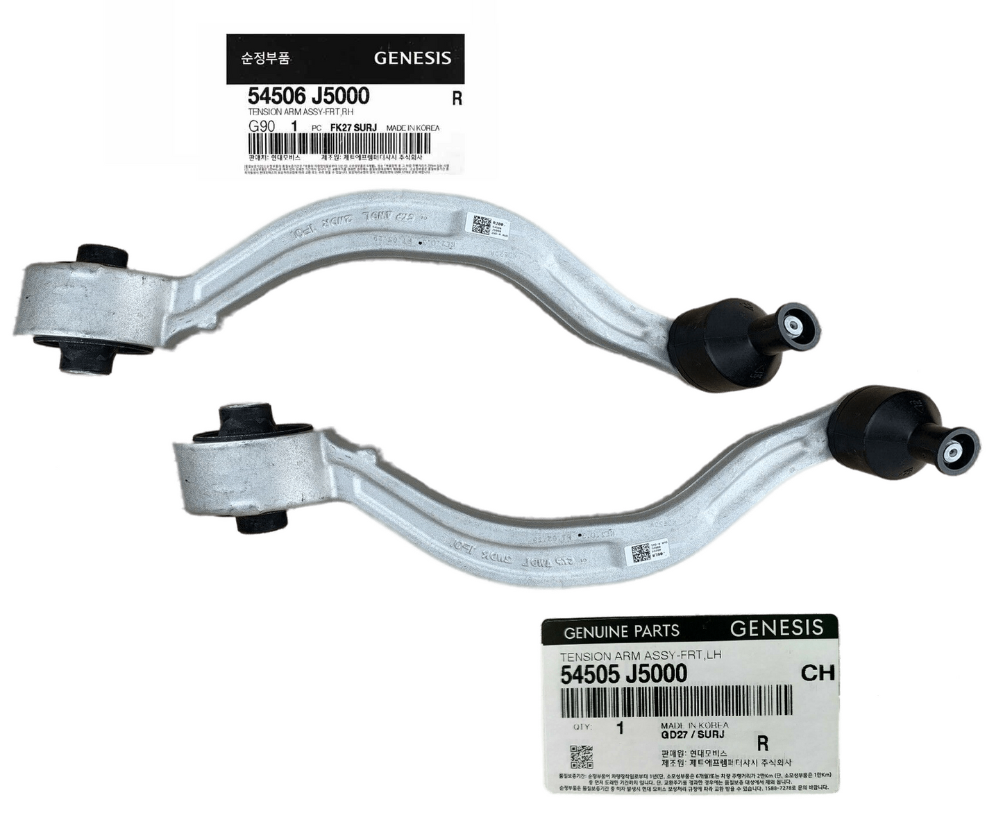 GENUINE Control Arm Front Left & Right 1Set for GENESIS G70 Stinger 2018-2021