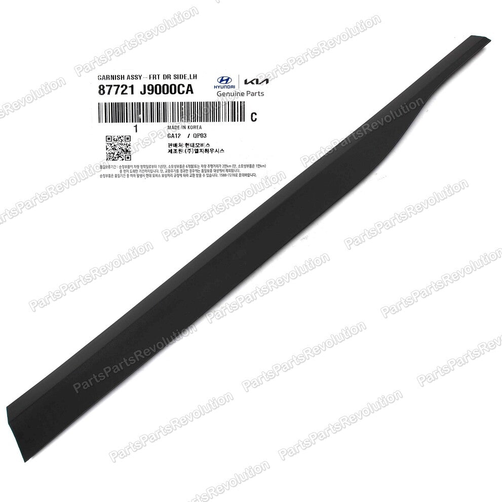 Door Molding Front Lower Left 87721J9000CA for Hyundai Kona 18-20