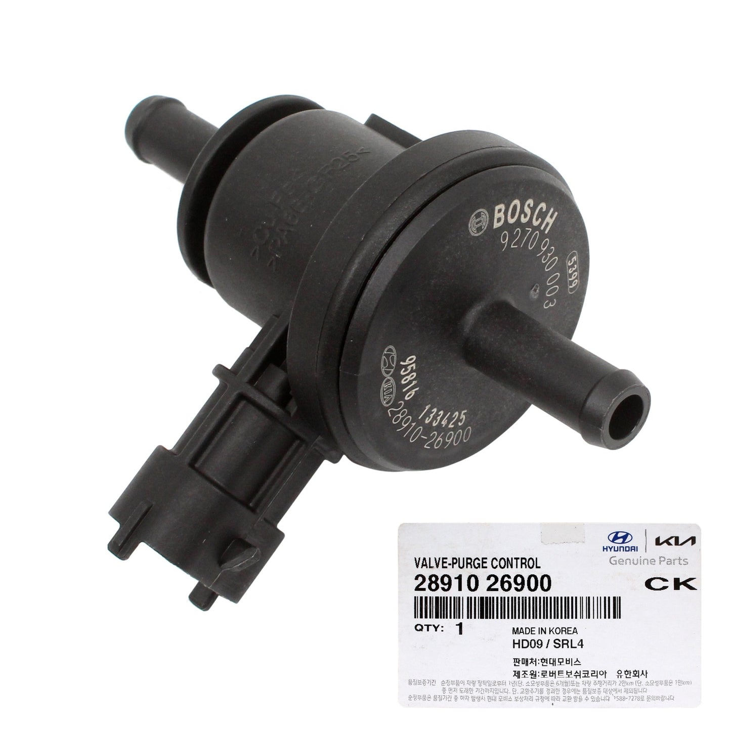 GENUINE 2891026900 Purge Control Valve for Hyundai Accent 2006-2011