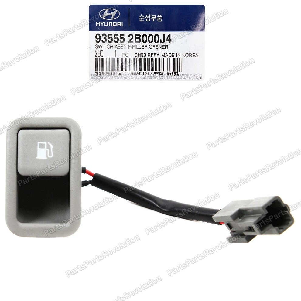 GENUINE Fuel Gas Door Switch Gray 935552B000J4 for Hyundai 2007-2009 SantaFe