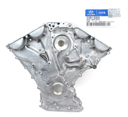 GENUINE 213513C830 Timing Chain Cover for Hyundai Genesis Kia Borrego 3.8L 09-12