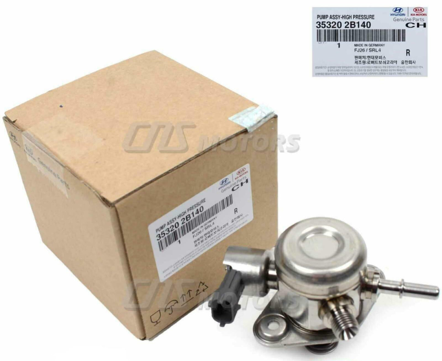 GENUINE High Pressure Pump for 12-17 Hyundai Accent Veloster 1.6L 353202B140