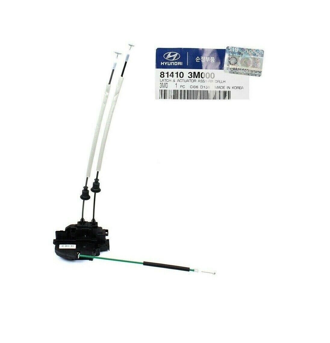 GENUINE 814103M000 Door Lock Latch Actuator Rear Left for Hyundai Genesis 09-14