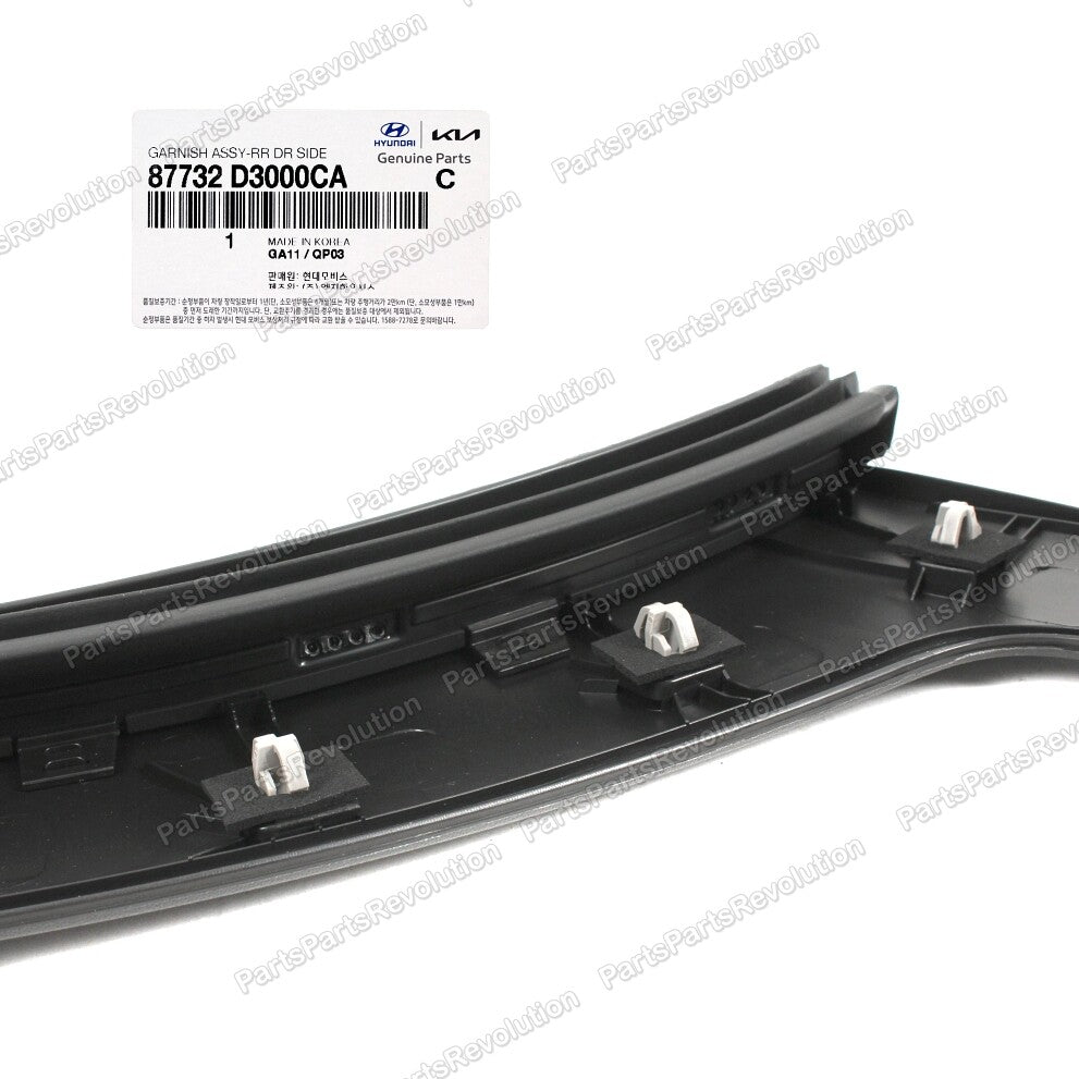 Door Molding Rear Right 87732D3000CA for Hyundai Tucson 2016-2021