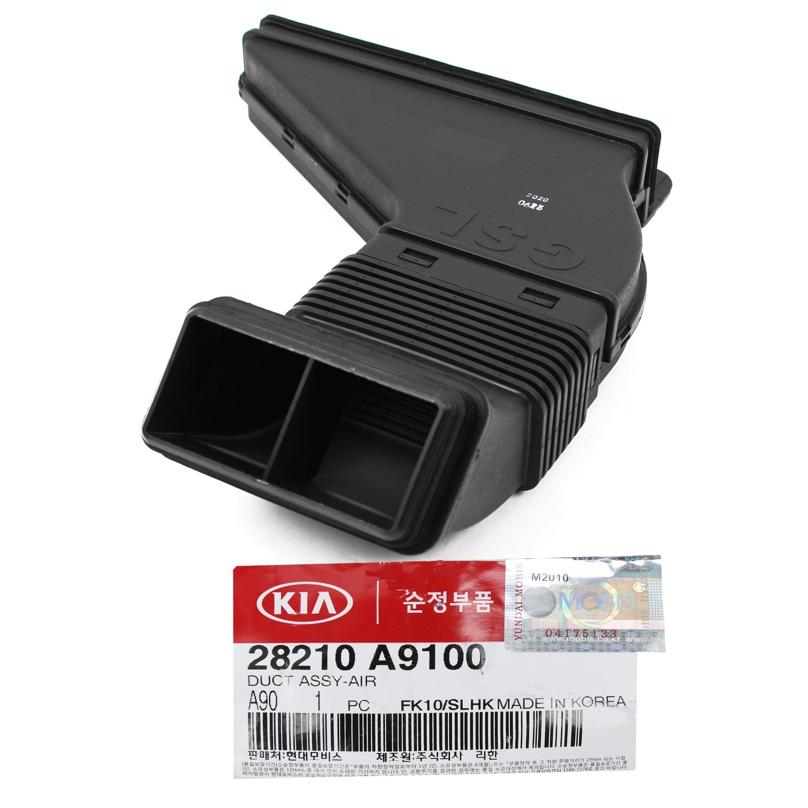 GENUINE 28210A9100 Air Cleaner Intake Duct for KIA Sedona 2015-2021