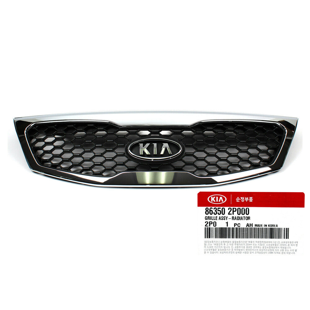 GENUINE 863502P000 Front Bumper Radiator Chrome Grille for KIA Sorento 2011-2013