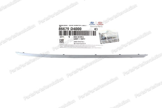 Bumper Center Molding Rear 86679D4000 for Kia Optima 2016-2018