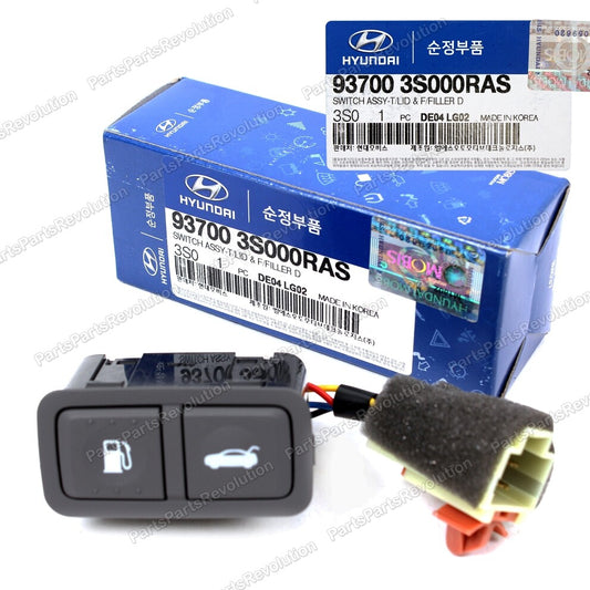 Trunk Lid Fuel Door Opener Release Button for 11-15 Sonata 937003S000RAS