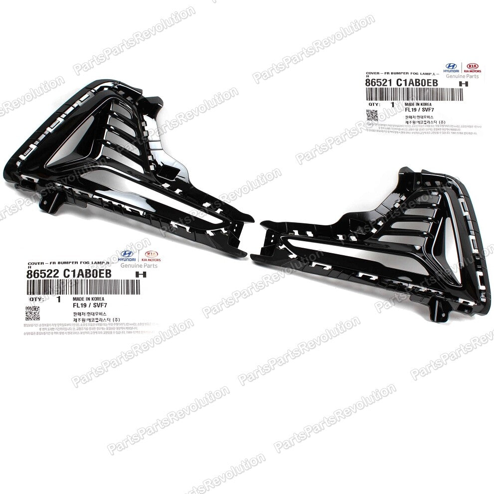Fog Lamp Light Cover RIGHT for 18-19 Hyundai Sonata 86522C1AB0EB