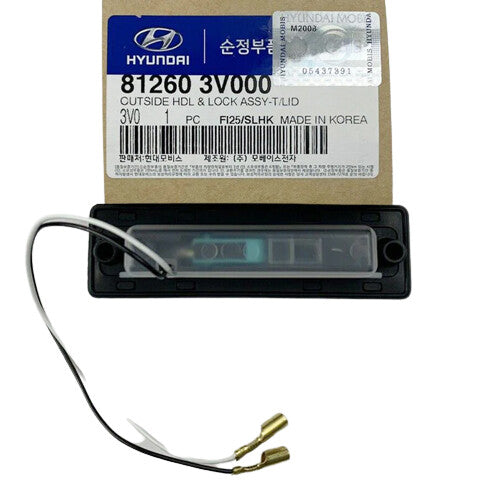 GENUINE 812603V000 HDL Assy Tailgate Trunk Lock Button for Hyundai Azera 11-16