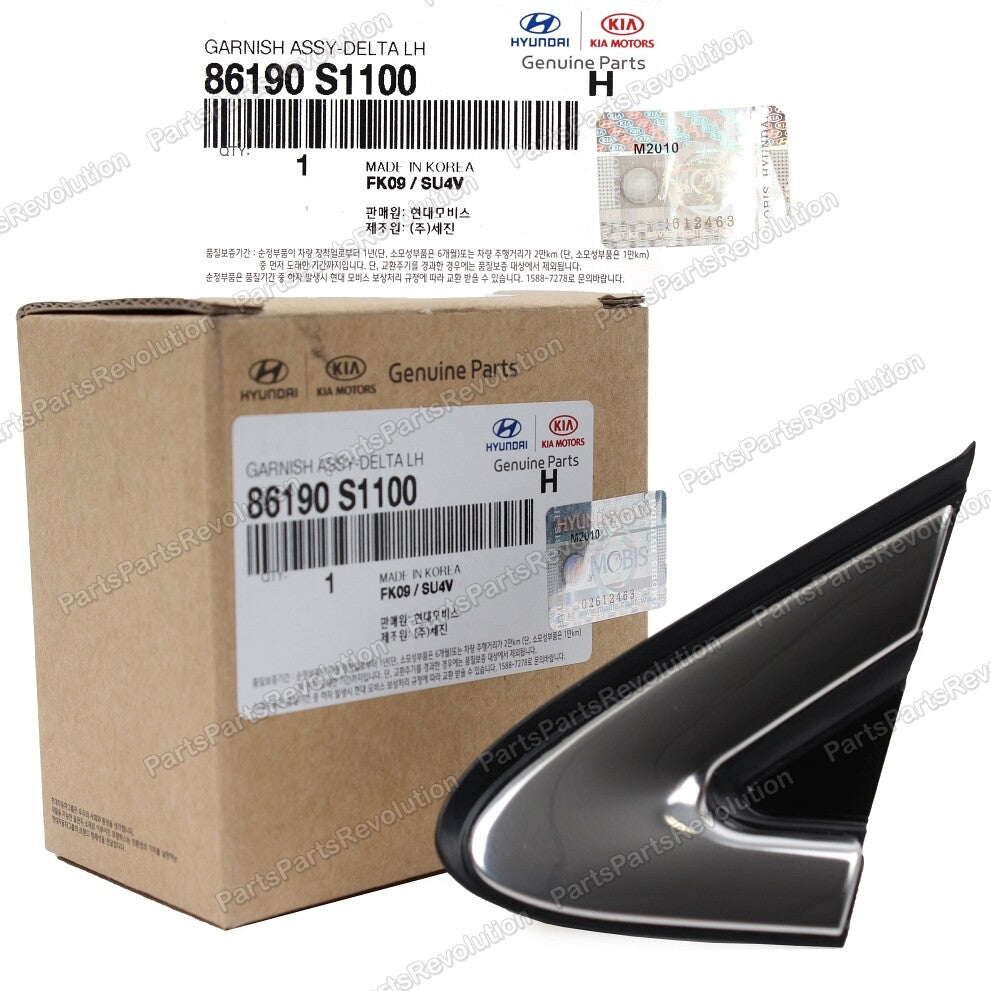 Fender Molding Front Upper Left 86190S1100 for Hyundai SantaFe 2019-2023