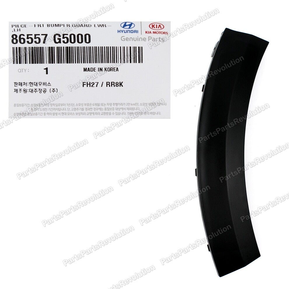 GENUINE Bumper Body Outer Molding Front Left 86557G5000 for Kia Niro 2017-2019