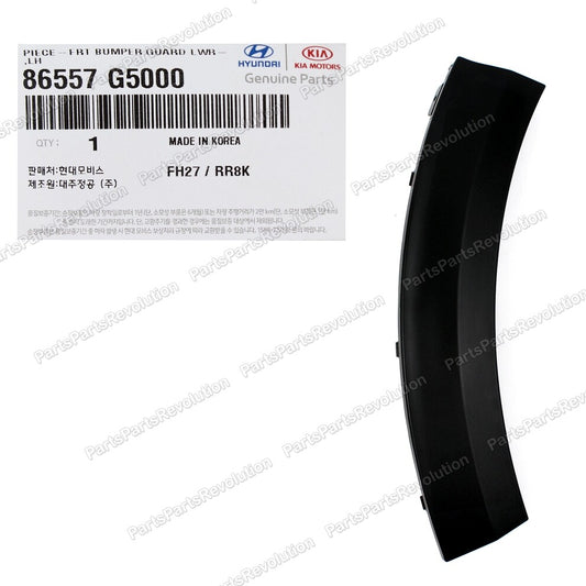 GENUINE Bumper Body Outer Molding Front Left 86557G5000 for Kia Niro 2017-2019