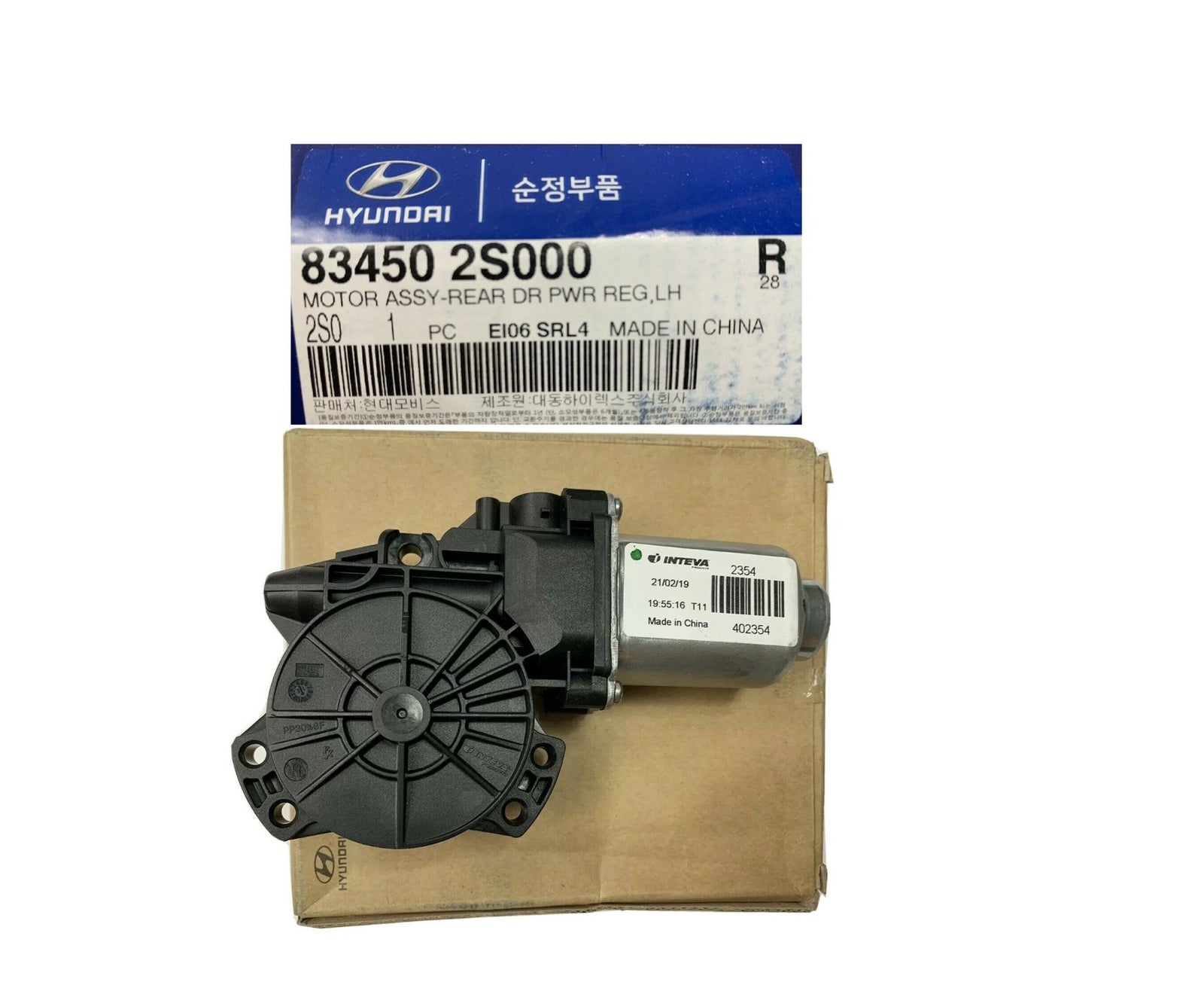 GENUINE Rear Left Side Power Window Motor for Hyundai Tucson 10-15 834502S000