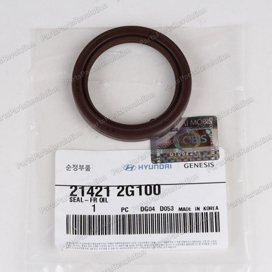 GENUINE Timing Cover Oil Seal 214212G100 Front for Hyundai Sonata Kona N 06-23