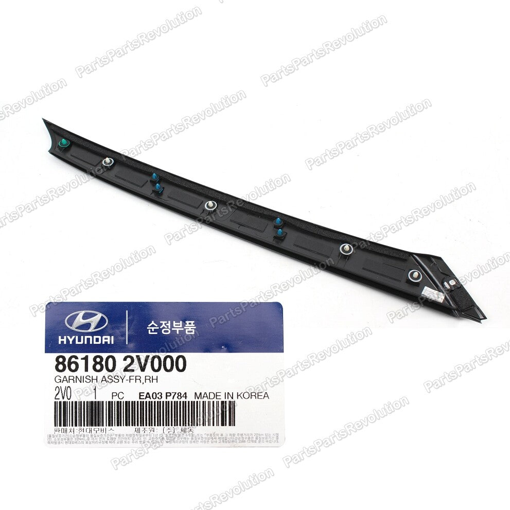 Windshield Pillar Molding Right 861802V000 for Hyundai Veloster 2012-2017