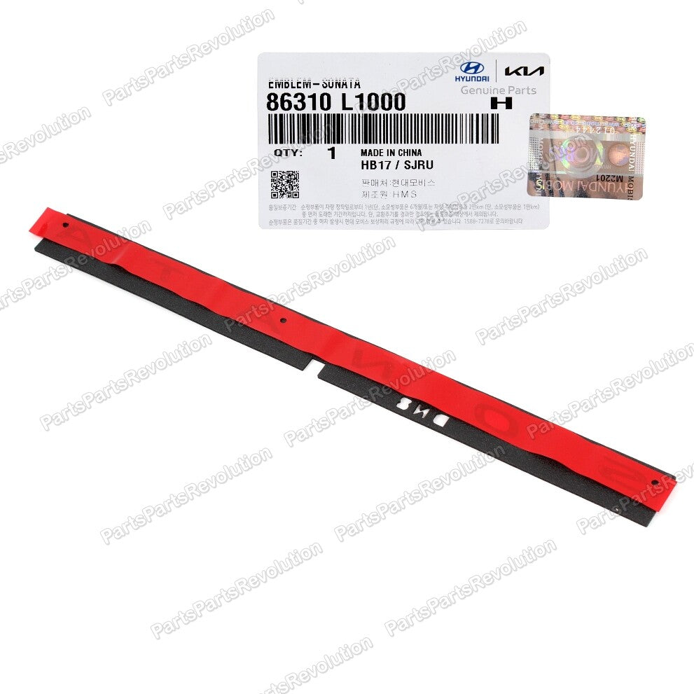 GENUINE Emblem Trunk Nameplate Rear 86310L1000 for Hyundai 2020-2023 Sonata