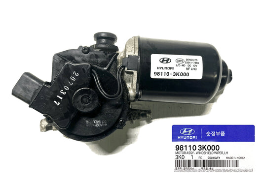 GENUINE 981103K000 Windshield Wiper Motor Front Left for Hyundai Sonata 06-10