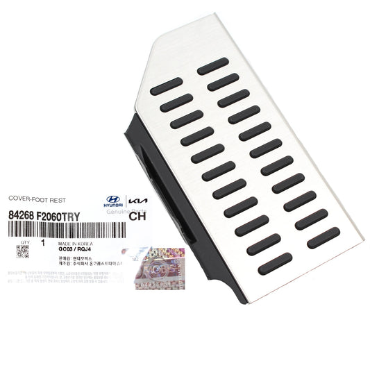 GENUINE 84268F2060TRY Aluminum Foot Rest Cover for Hyundai Elantra 2017-2020