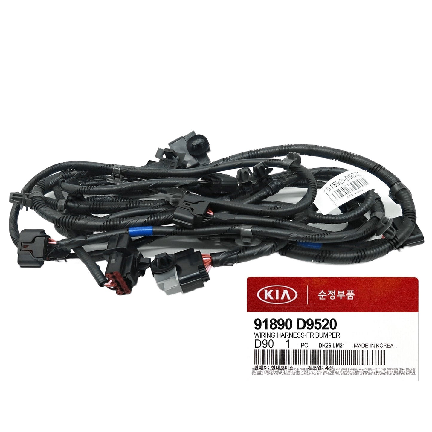 GENUINE 91890D9520 Front Bumper Wiring Harness for KIA Sportage 2016