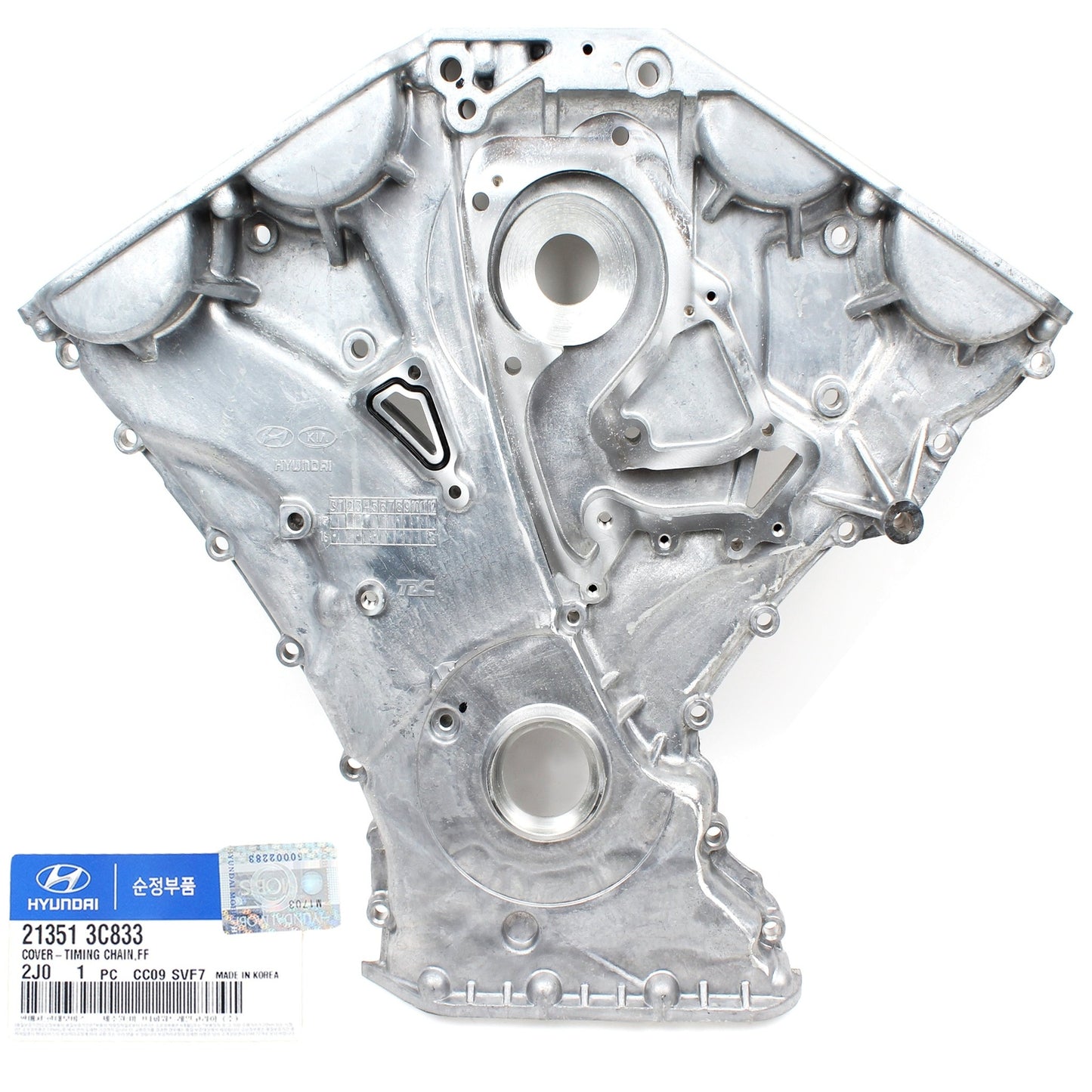 GENUINE 213513C833 Timing Chain Cover for Hyundai Genesis Sedan & Borrego 09-12