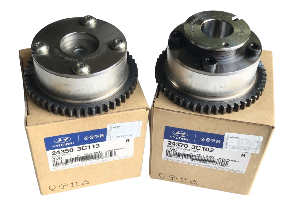 GENUINE CVVT Gear SET 243503C113 243703C102 for 3.5L 3.8L HYUNDAI KIA 2007-2014