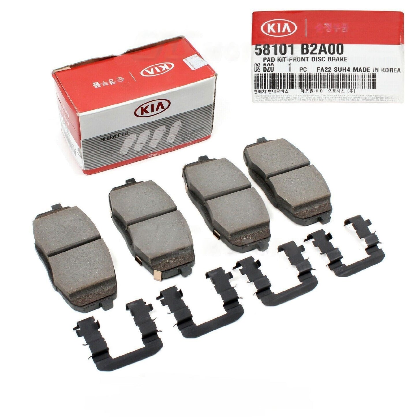 GENUINE 58101B2A00 Front Disc Brake Pads Kit for Kia Soul 2014-2017