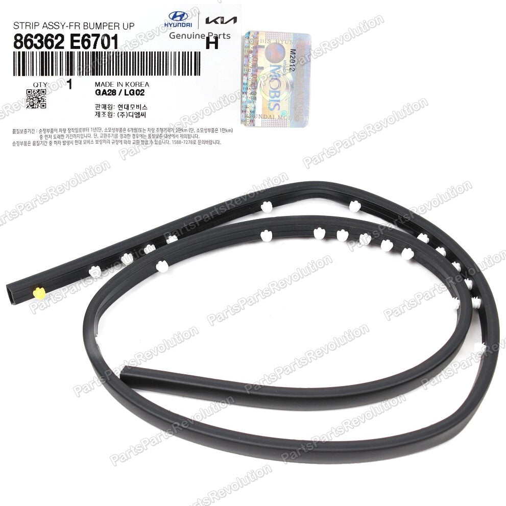 GENUINE Hyundai Front Grille Upper Rubber Seal for 2018-2019 Sonata